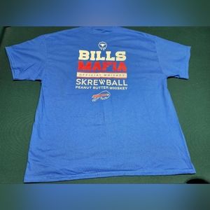 Buffalo Bill's Mafia Skrewball Whiskey 2XL Mens Blue T-shirt
